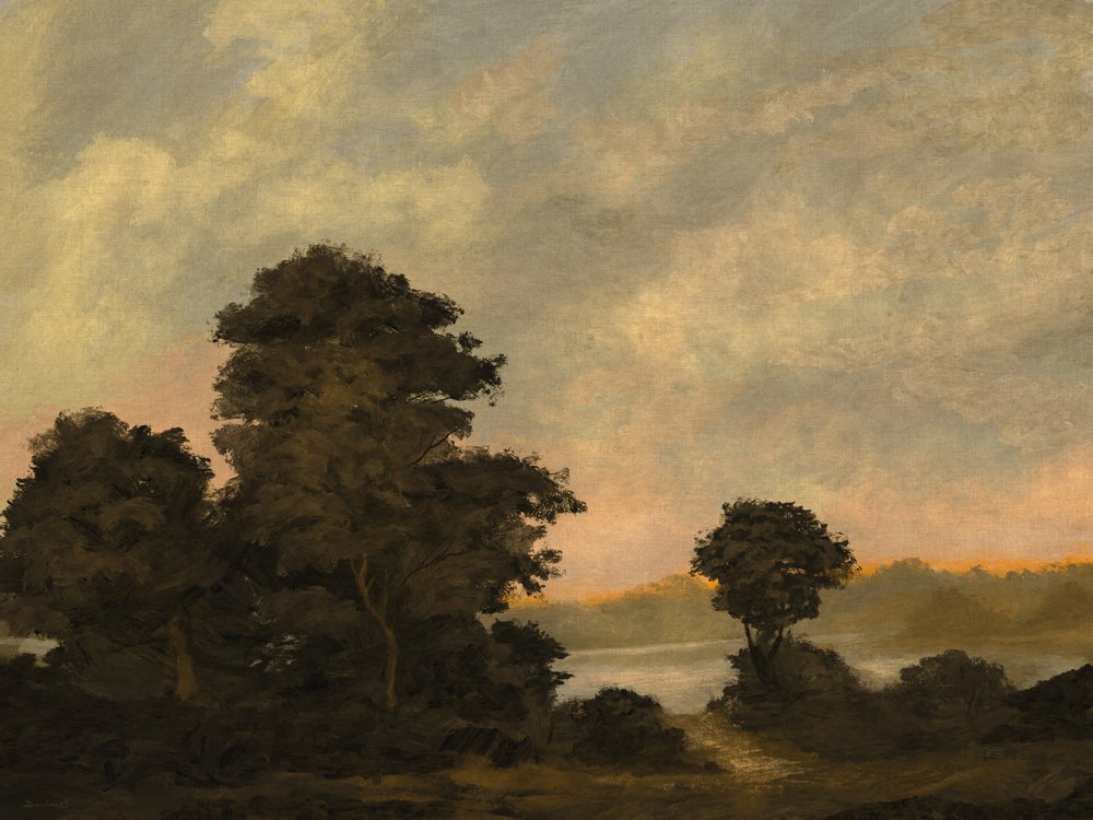 Ruhige Sonnenuntergangslandschaft von Dan Hobday