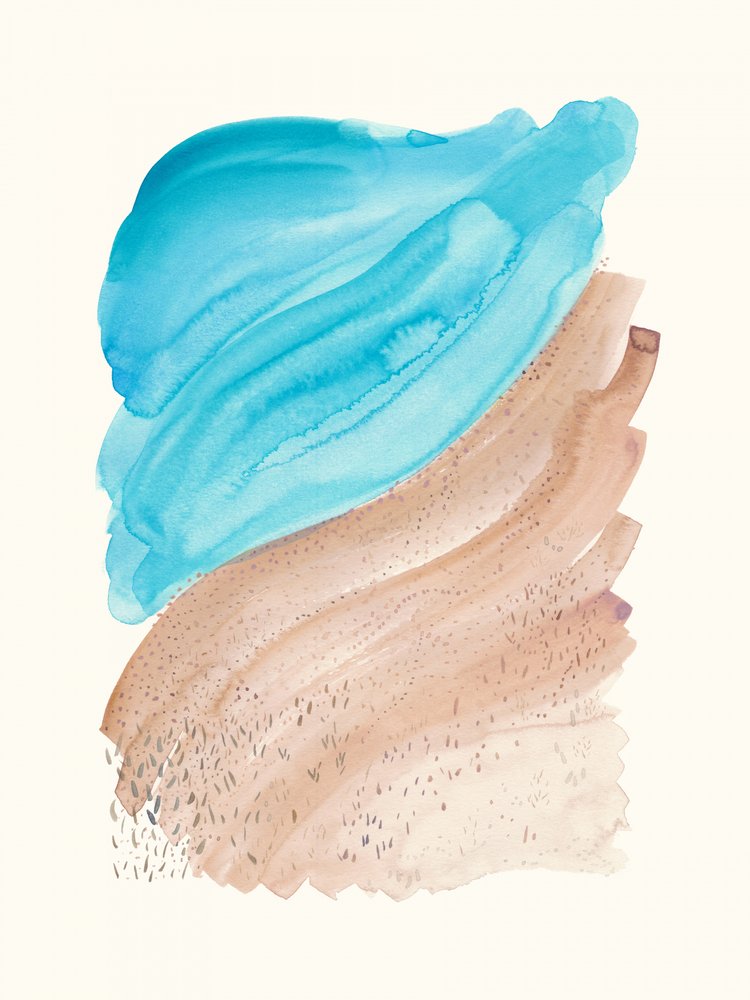 Aqua-Sand-Wirbel von Danushka Abeygoda
