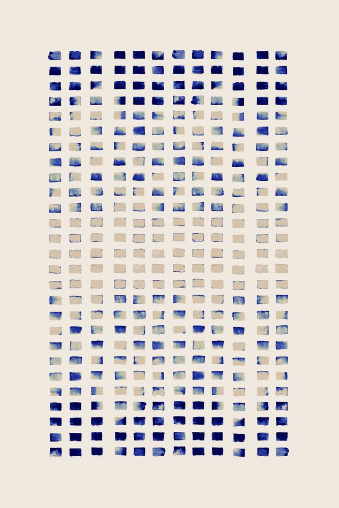 Modernes blaues Gitter von Danushka Abeygoda