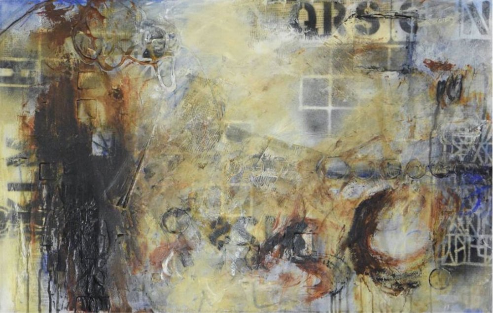 Gealterte Grafische Schichten von Deb Chaney
