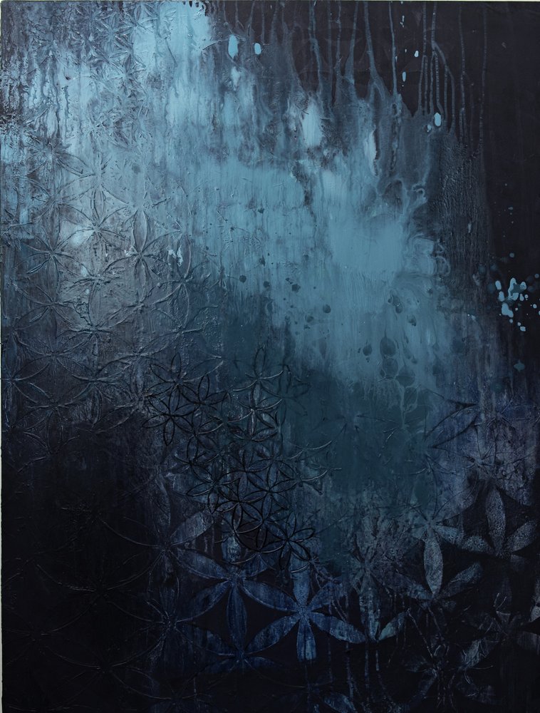 Tiefblaue Blüte von Deb Chaney