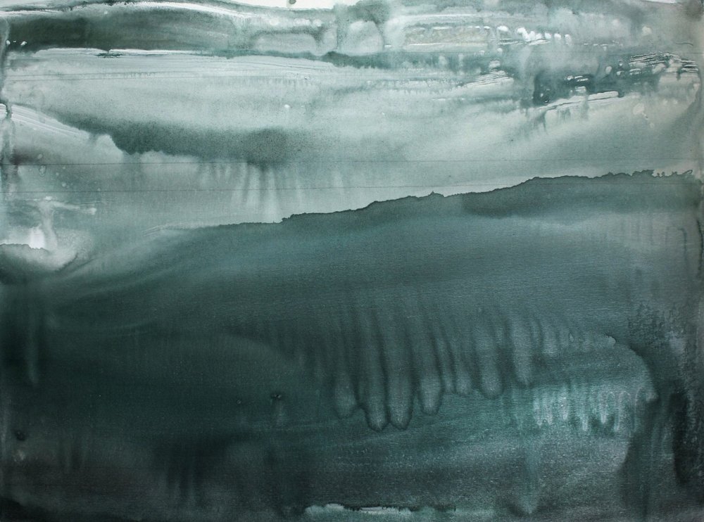 Tiefe Blaue Fluidität von Deb Chaney