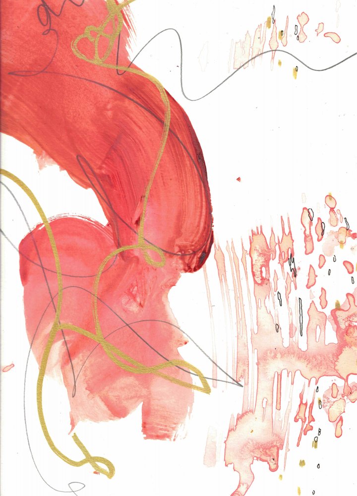 Fließendes Korallen Gold von Deb Chaney