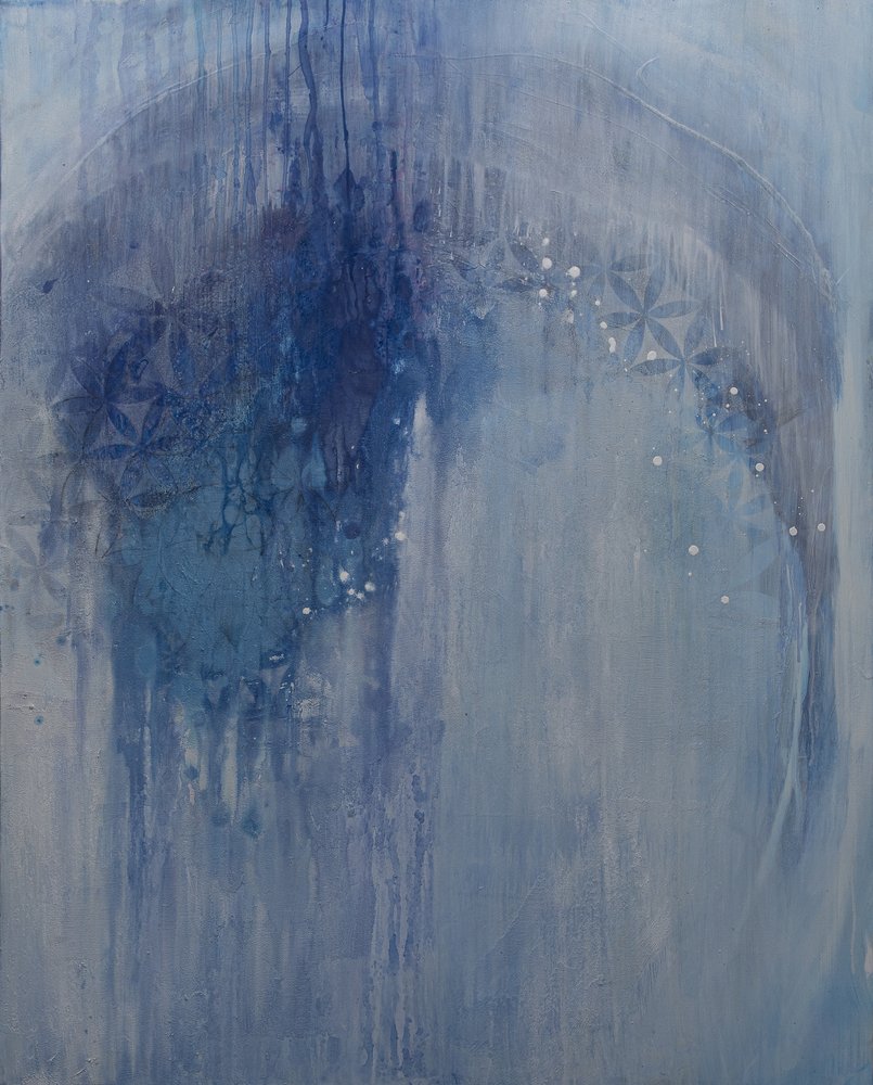Heilige blaue Geometrie von Deb Chaney