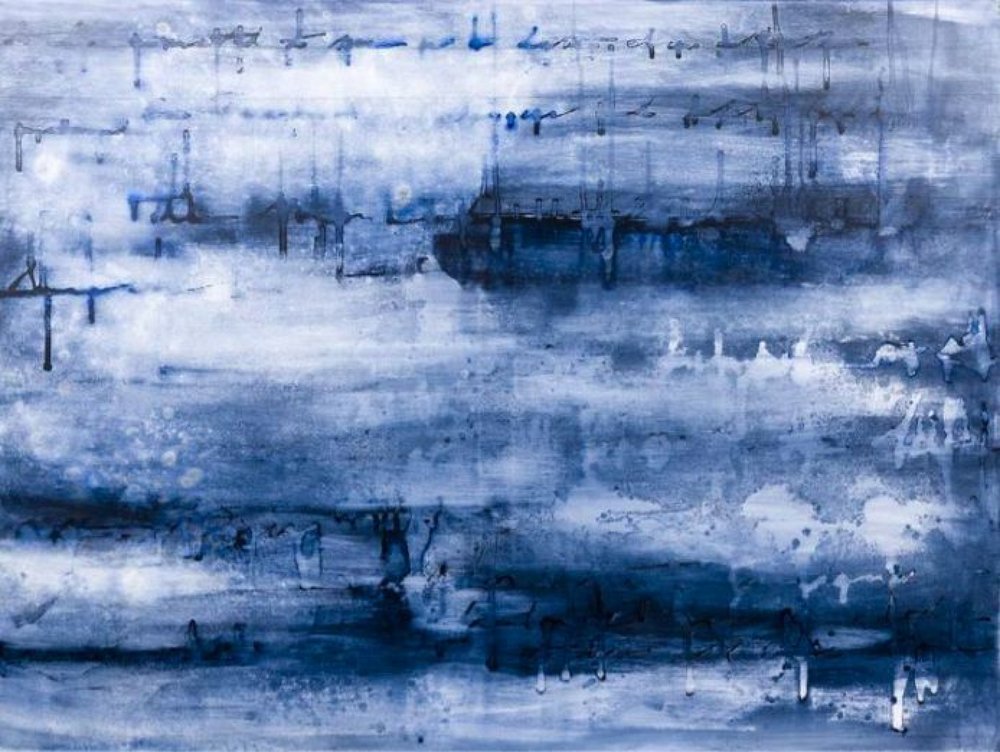 Verwaschene Blaue Töne von Deb Chaney