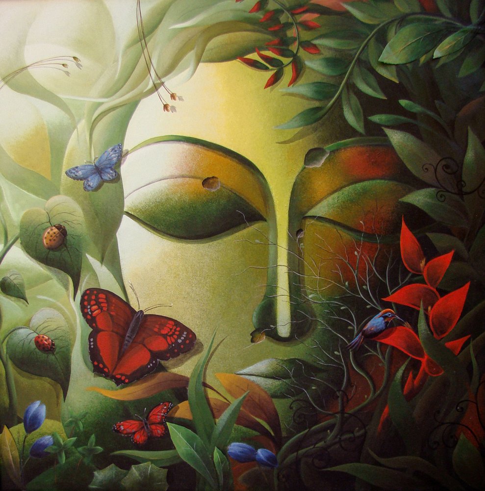 Gelassene Buddha-Natur von Dhananjoy Mukherjee