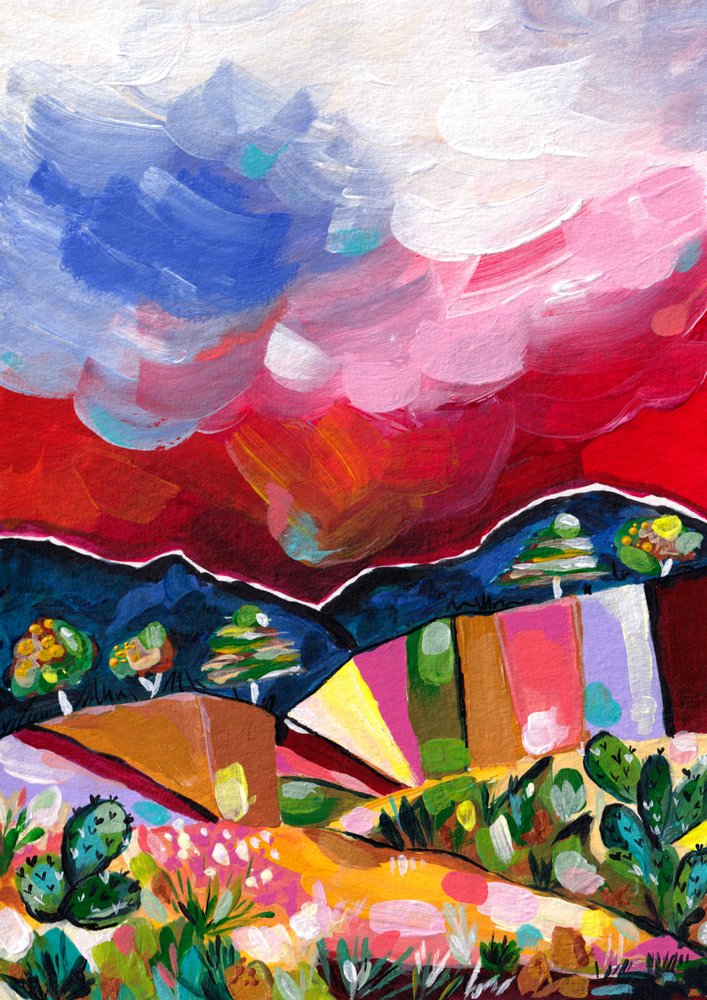 Lebendige Wüstenlandschaft von Dirkie Nell