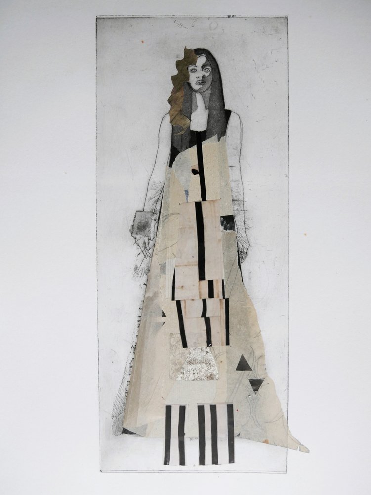 Abstrakte Modefigur von Doris Schmitz