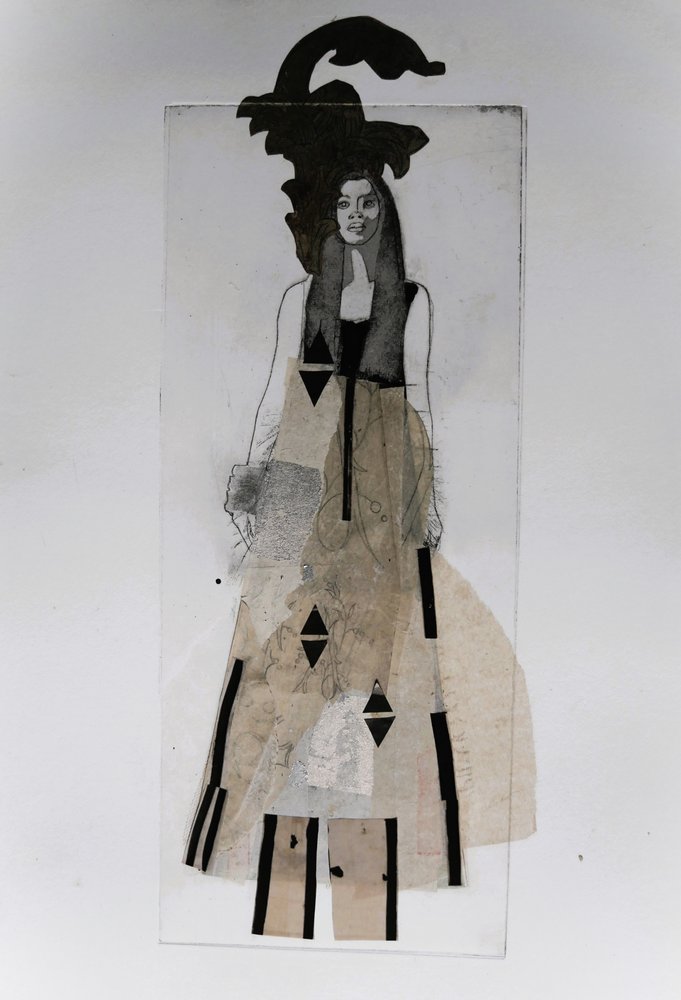 Abstrakte Modefigur von Doris Schmitz