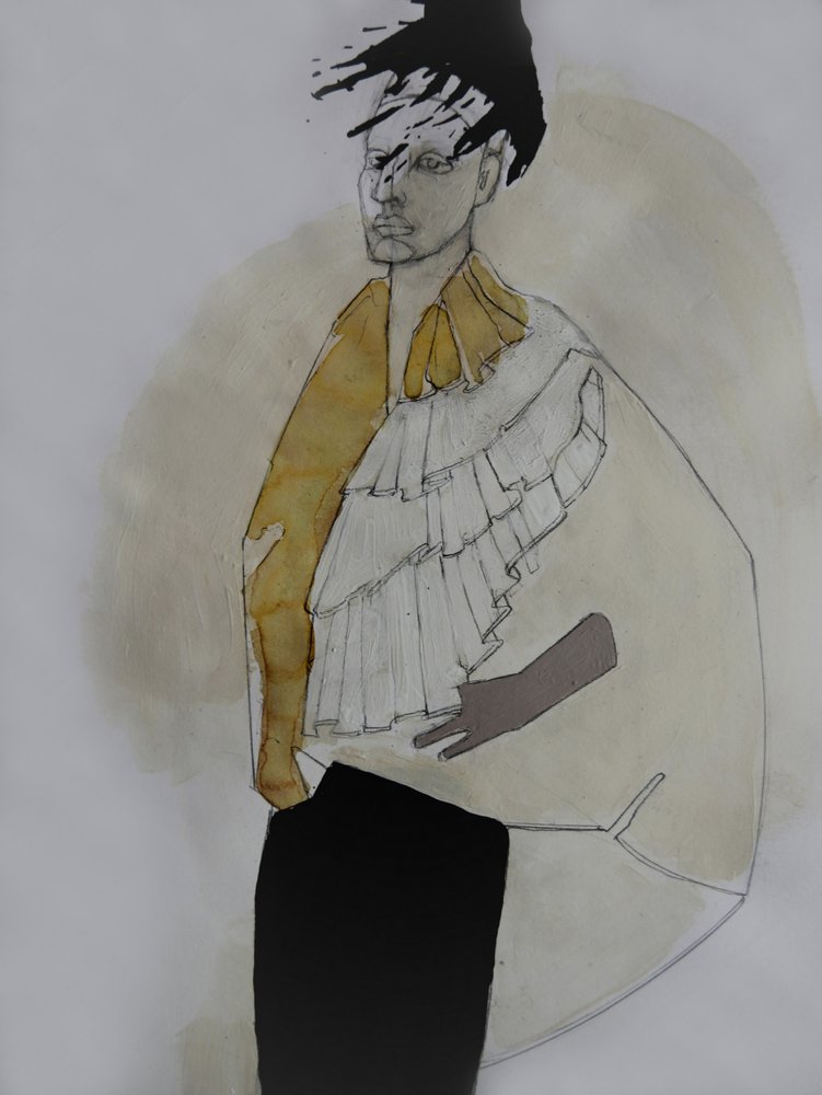 Schicke Gerüschte Figur von Doris Schmitz