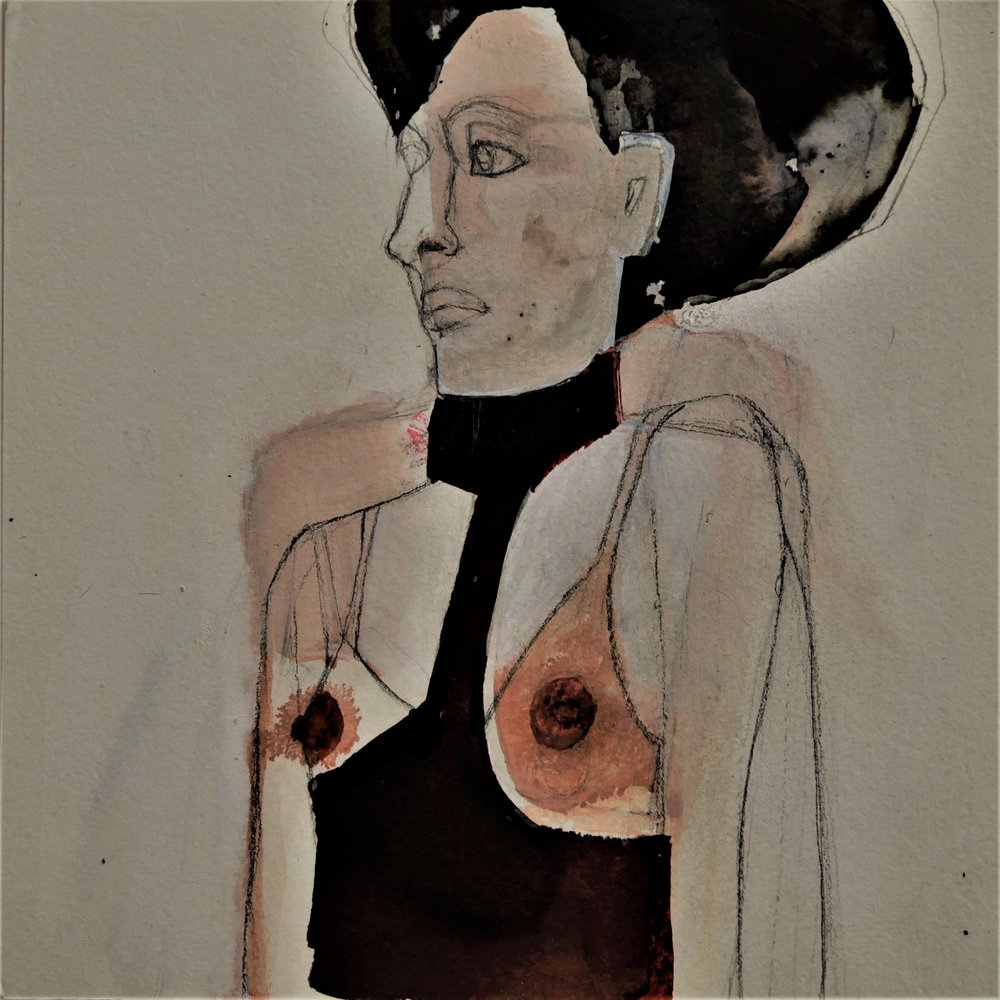 Nachdenkliche Weibliche Figur von Doris Schmitz
