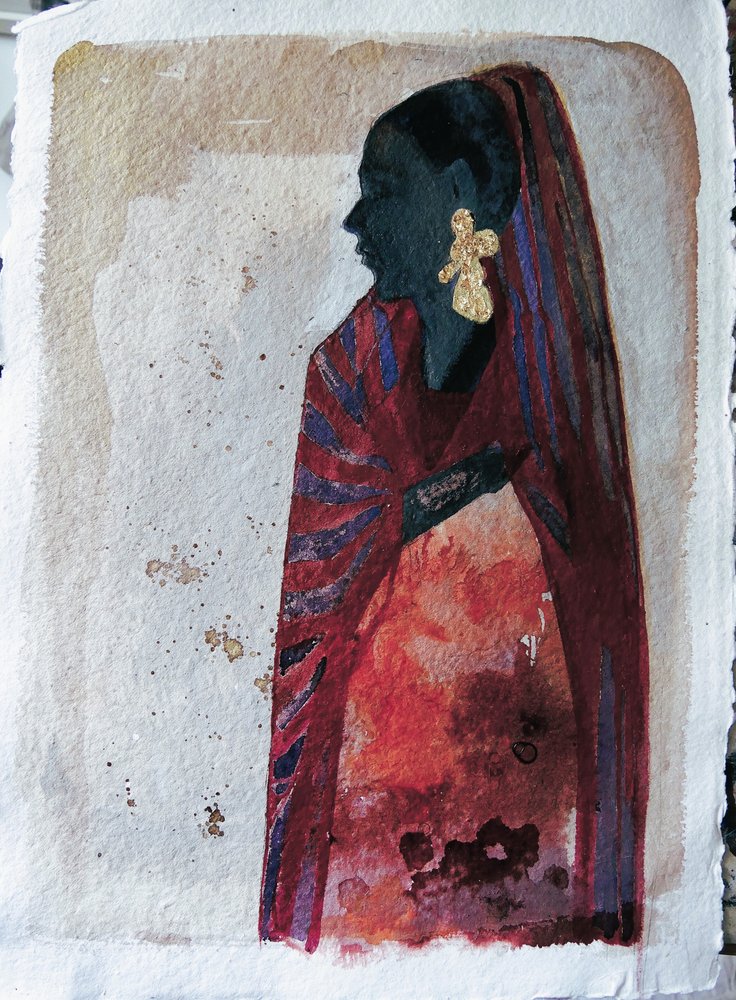 Elegantes afrikanisches Profil von Doris Schmitz