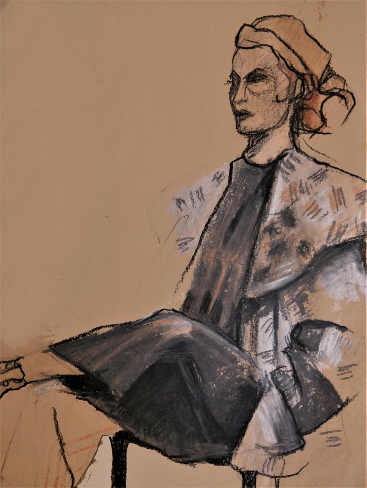 Elegantes Modeporträt von Doris Schmitz
