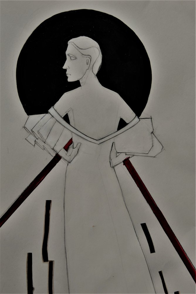 Elegante Mode-Silhouette von Doris Schmitz