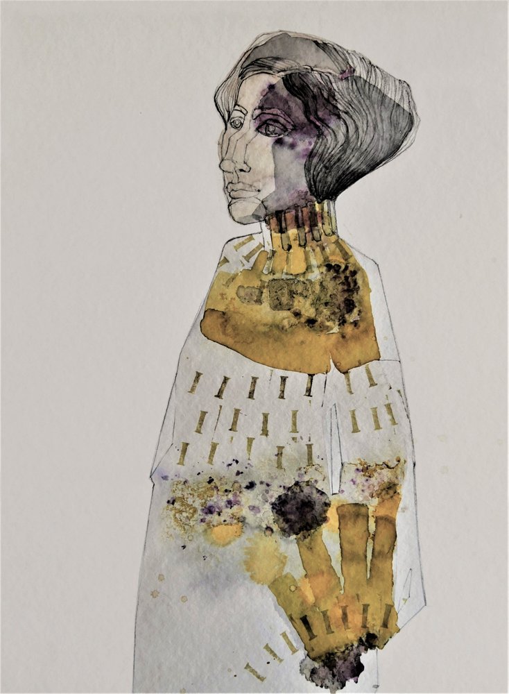 Elegantes Frauenprofil von Doris Schmitz