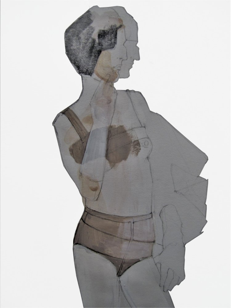 Fragmentierte Modefigur von Doris Schmitz
