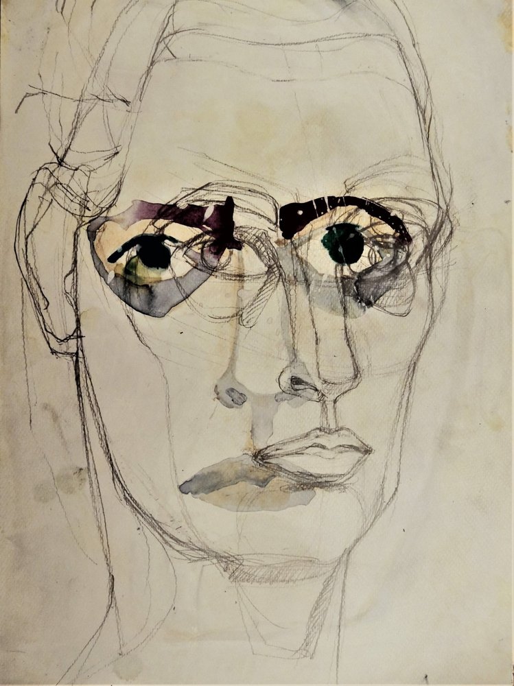 Intensiver Blick Porträt von Doris Schmitz