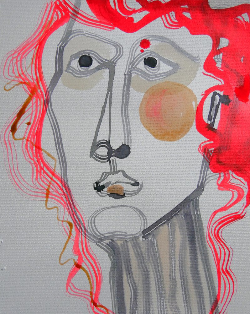 Rothaarige Frau von Doris Schmitz