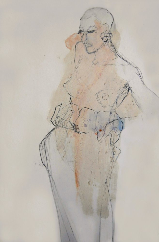 Gelassene weibliche Figur von Doris Schmitz
