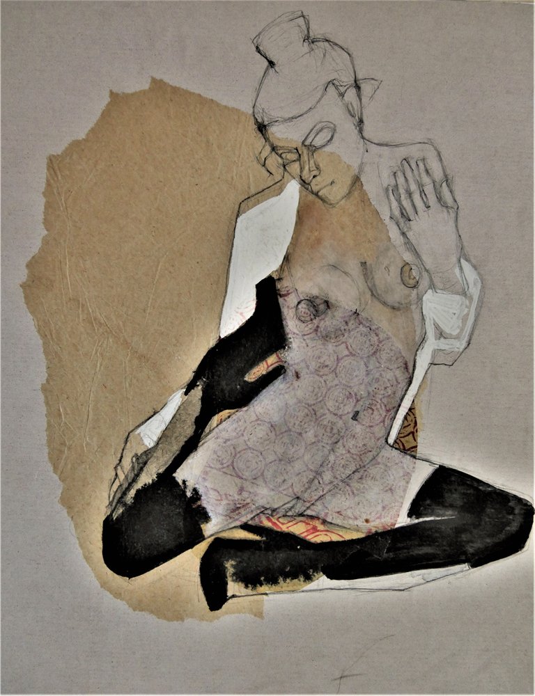 Serene Sitzende Form von Doris Schmitz