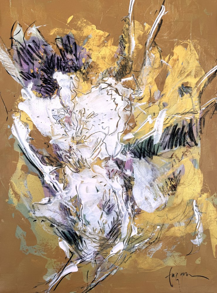 Goldene Blumenblüte von Dorothy Fagan