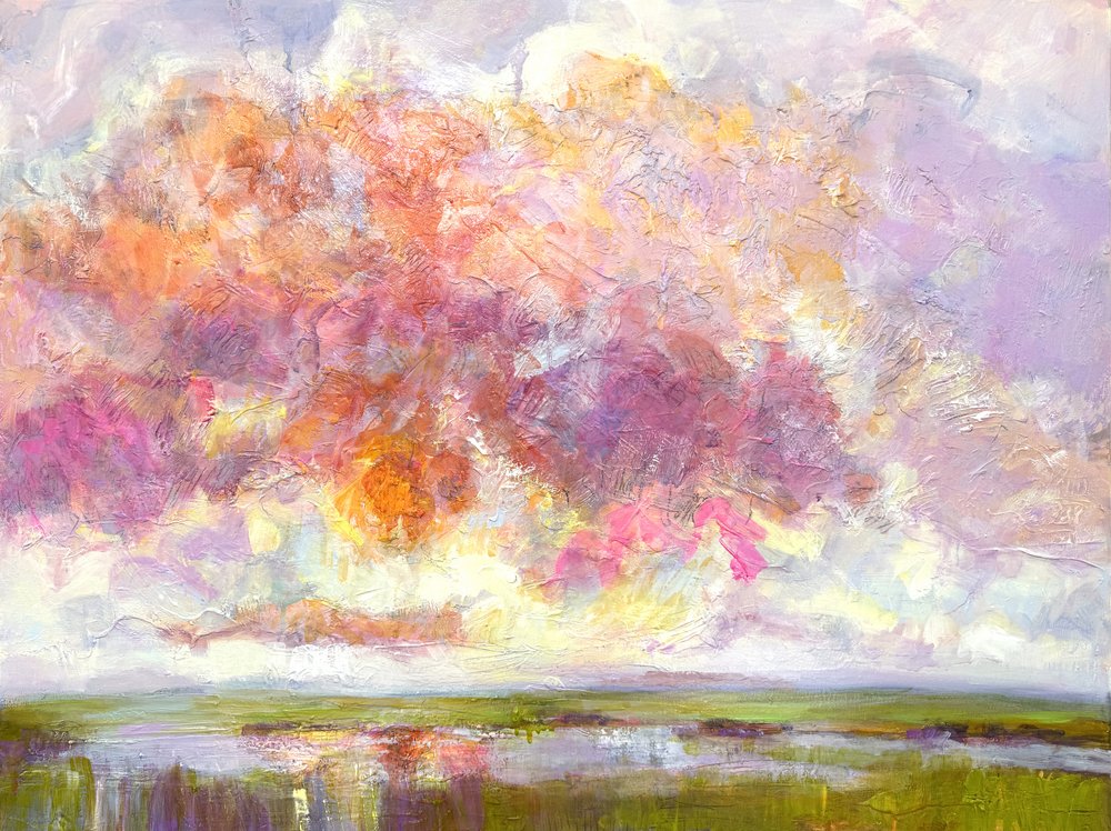 Sumpf-Sonnenuntergangsglanz von Dorothy Fagan