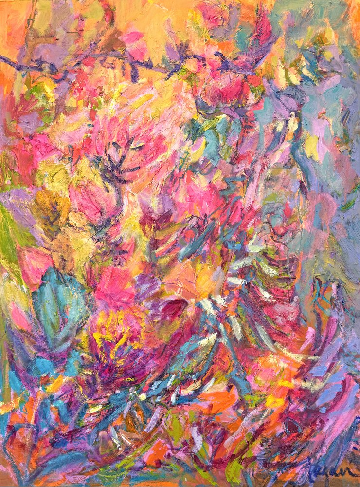 Lebendiger Blumeneindruck von Dorothy Fagan