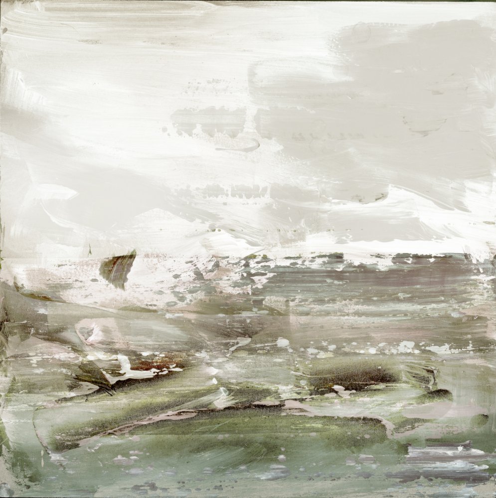 Gedämpfter grüner Horizont von Edward Selkirk