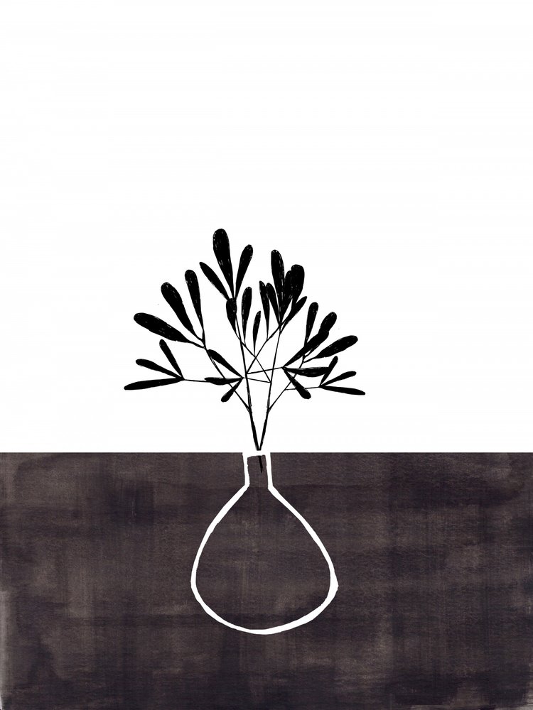 Minimalistische Pflanzenvase von Ejaaz Haniff