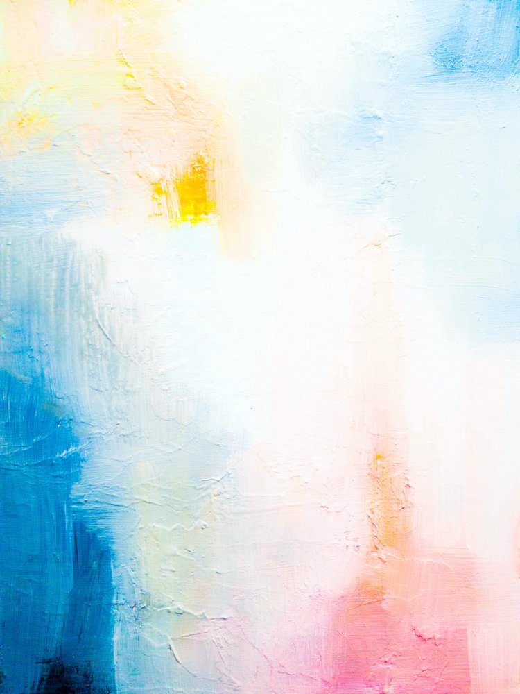Weiches Pastell Abstrakt von Ejaaz Haniff