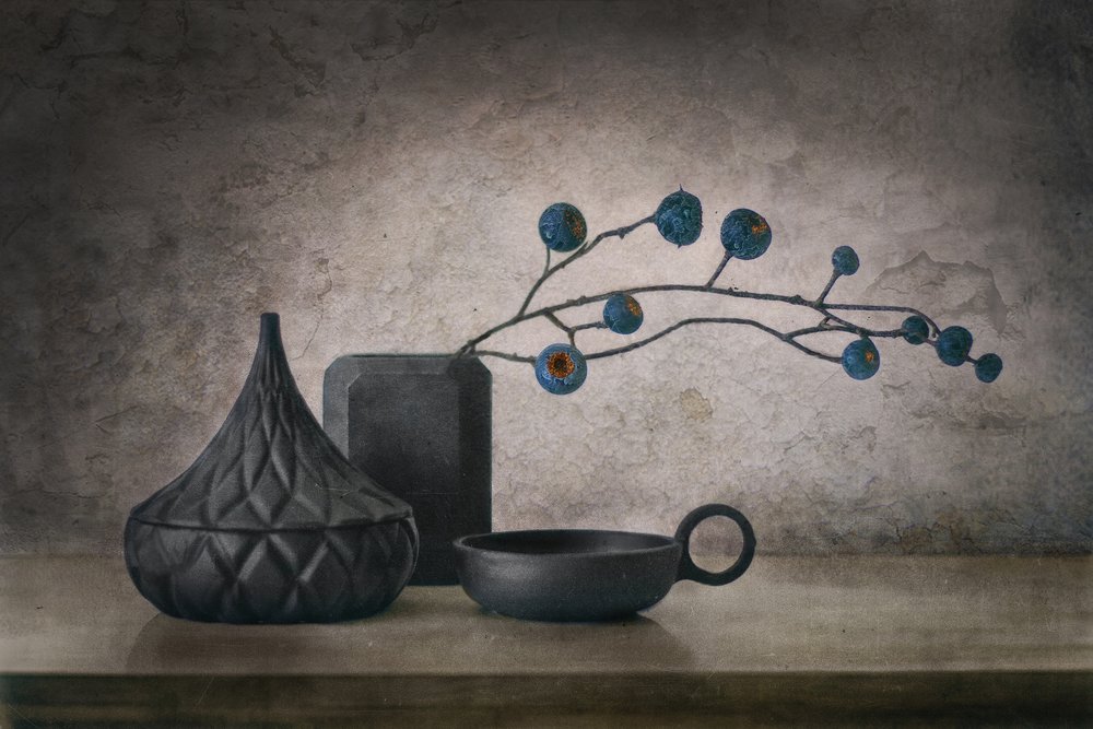 Rustikale Blaubeeren von Elena Arjona
