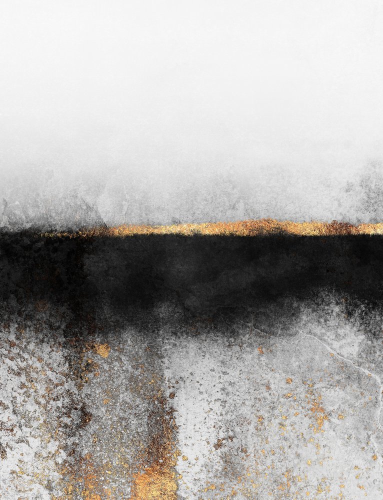 Abstrakte Goldene Linie von Elisabeth Fredriksson
