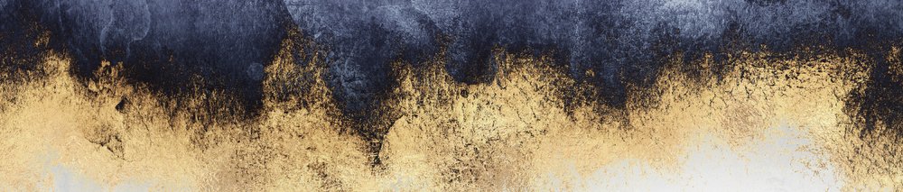 Vergoldete Mitternachtsabstraktion von Elisabeth Fredriksson