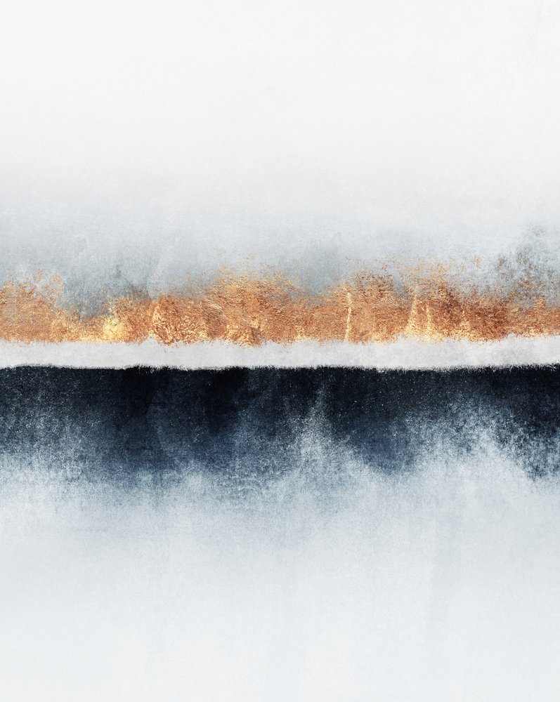 Goldener Horizont Abstrakt von Elisabeth Fredriksson