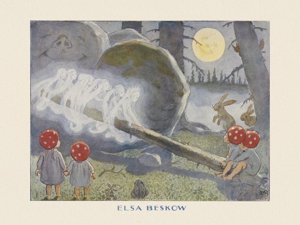 Tomtebobarnen Die Elfen von Elsa Beskow