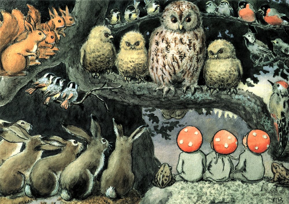 Tomtebobarnen - Waldbewohner von Elsa Beskow