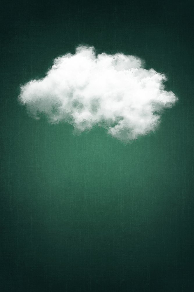 Träumende grüne Wolke von Ema Paraschiv