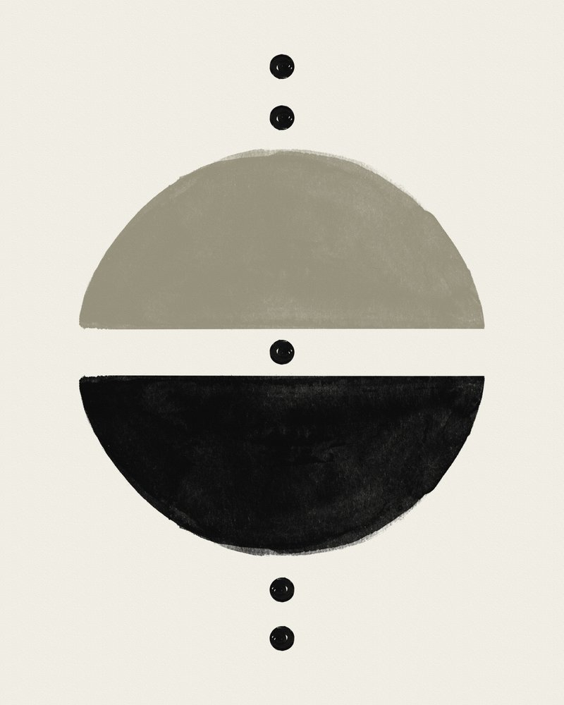 Moderne geometrische Balance von Ema Paraschiv