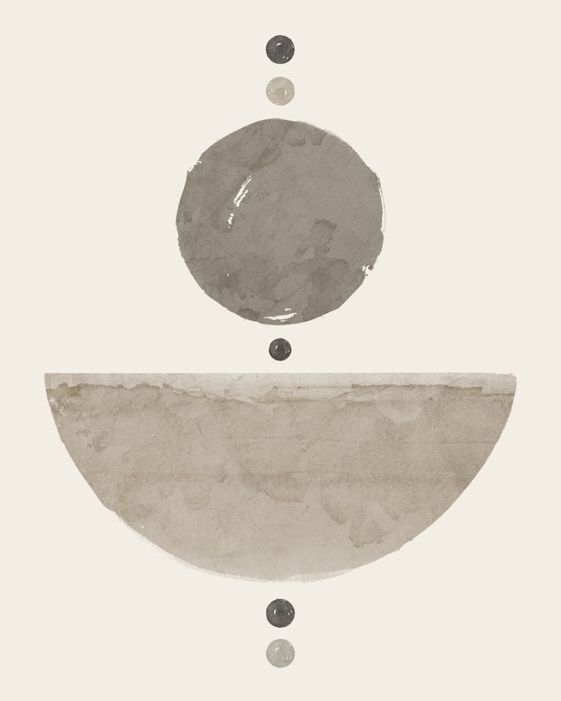 Gedämpfte geometrische Balance von Ema Paraschiv