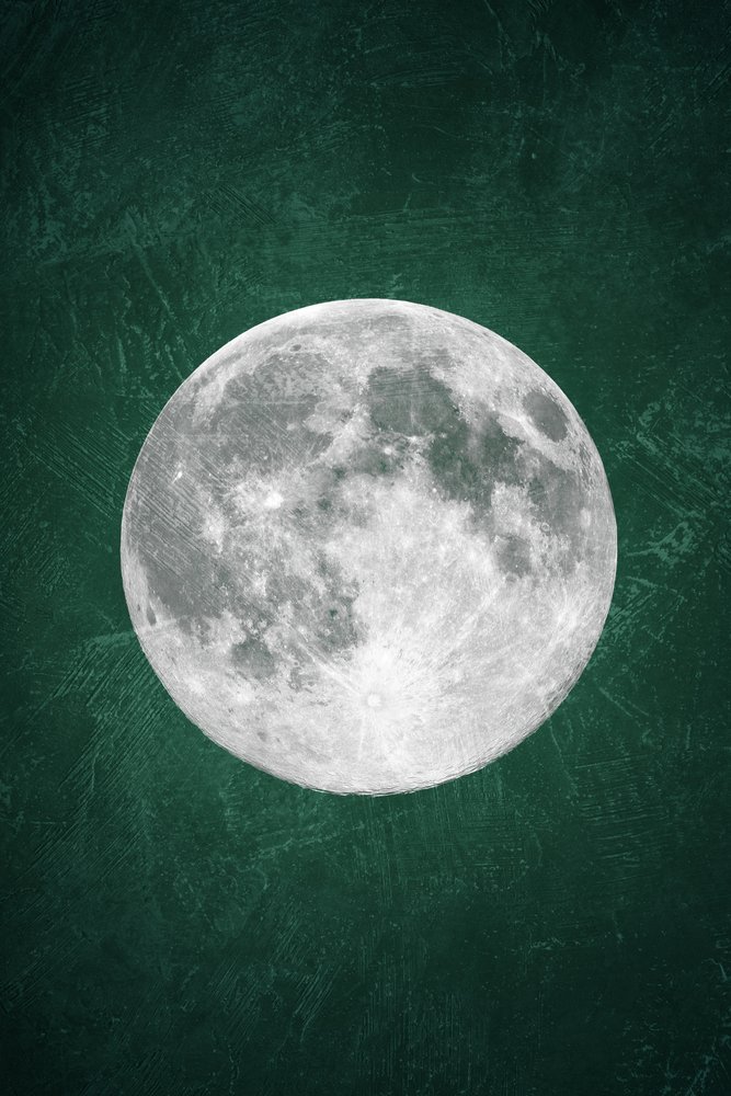 Mystischer grüner Mond von Ema Paraschiv