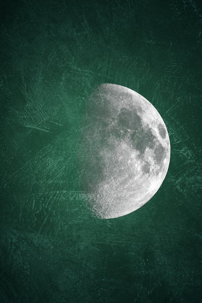 Strukturierter kosmischer Mond von Ema Paraschiv