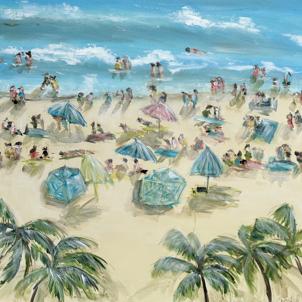 Tropische Strandszene von Emma Bell