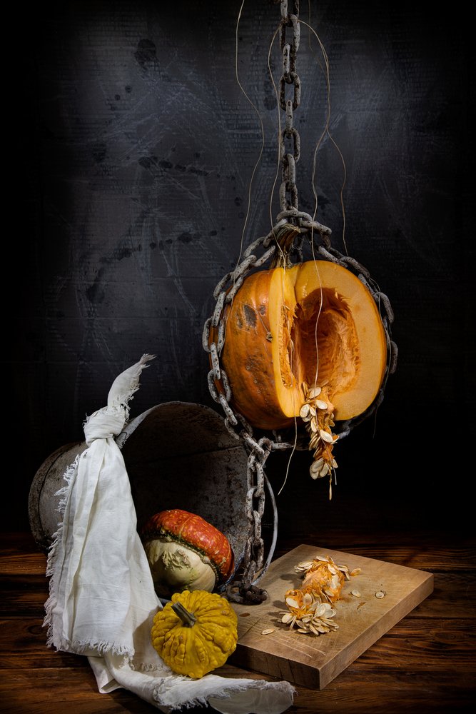 Geketteter Halloween-Kürbis von Felice Angelino