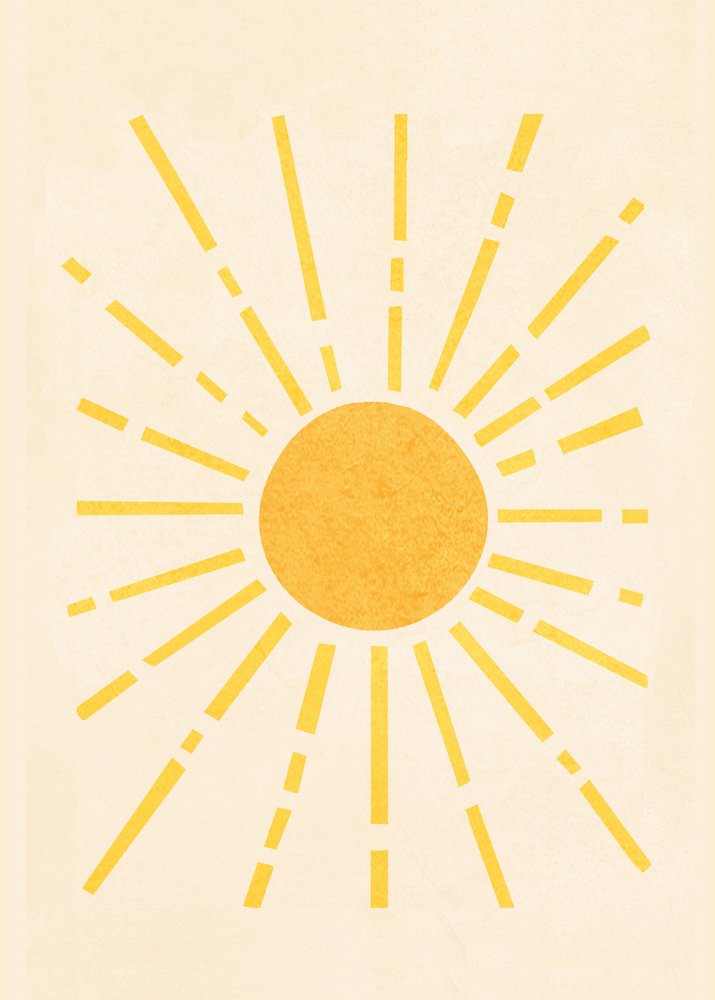 Goldener Sonnenstrahl von Flow Line