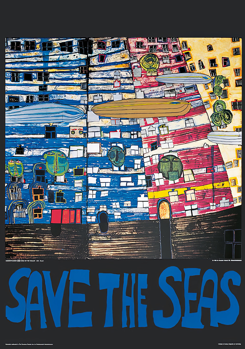 Rettet die Meere von Friedensreich Hundertwasser