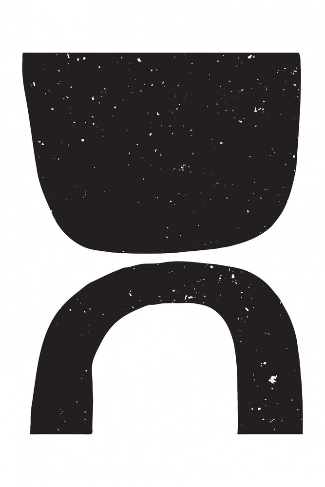 Minimalistische organische Formen von Fun Qui