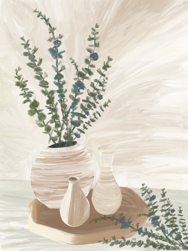 Serene Eukalyptus-Arrangement von GIovanna Gil Alves