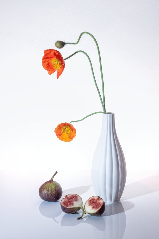 Orange Mohnblumen und Feigen von GaoSL