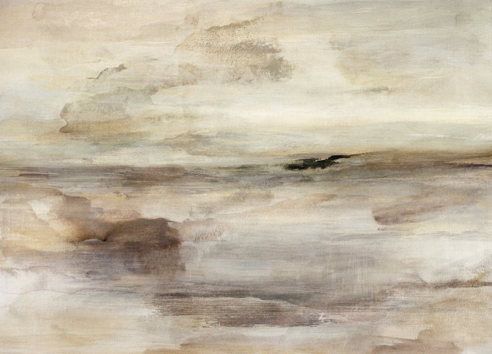 Neblige neutrale Landschaft von Gemma Bardot