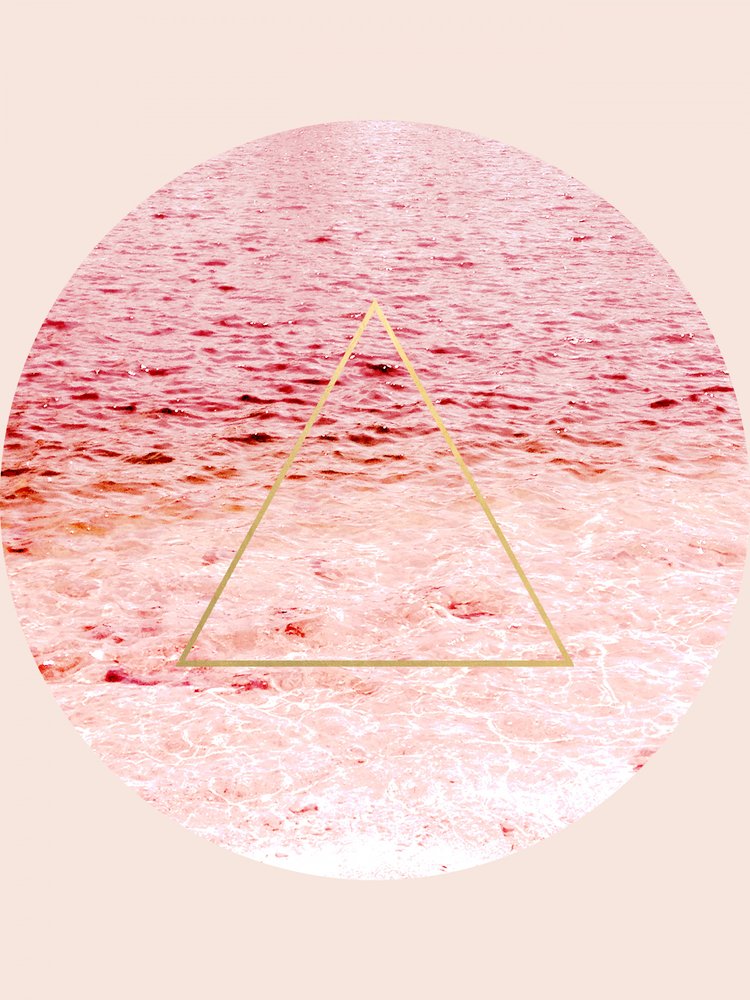 Serenes Rosa Wasser-Dreieck von Gemma Bardot